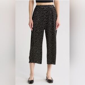 ASOS Black and White Polka Dot Cropped Pants